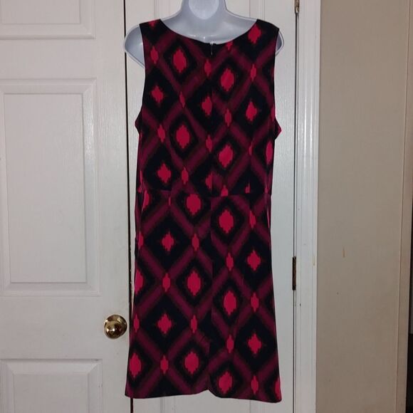 Gap multicolor print dress with side pockets   Sz 16 - Picture 4 of 5